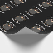 Seien Sie selbst Ewenique Funny Sheep Pub Dark BG Geschenkpapier (Ecke)