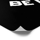 Seien Sie selbst Ewenique Funny Sheep Pub Dark BG Poster (Ecke)