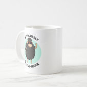 Seien Sie selbst Ewenique Funny Sheep Pub Kaffeetasse (Vorderseite Links)