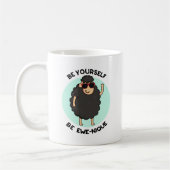 Seien Sie selbst Ewenique Funny Sheep Pub Kaffeetasse (Links)