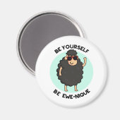 Seien Sie selbst Ewenique Funny Sheep Pub Magnet (Vorderseite/Rückseite)