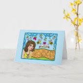 Seien Sie selbst_Gruß Karte (Gelbe Blume)