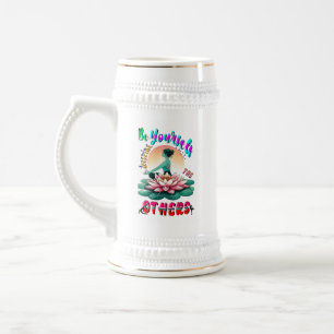 Seien Sie selbst Inspiriert die anderen Bierglas