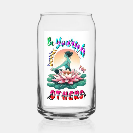 Seien Sie selbst Inspiriert die anderen Dosenglas (Rückseite)