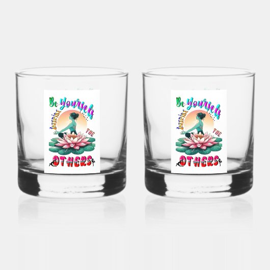 Seien Sie selbst Inspiriert die anderen Whiskyglas (Vorderseite)