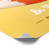 Seien Sie selbst Kinder Wall Print | Fox Wall Prin Poster (Ecke)