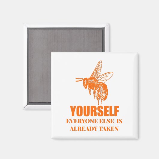 Seien Sie selbst Magnet (Vorderseite/Rückseite)