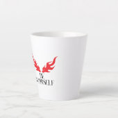 Seien Sie selbst - Minimalistisches Angebotsdesign Milchtasse (Vorderseite)