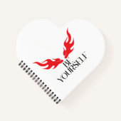 Seien Sie selbst - Minimalistisches Angebotsdesign Notizblock (Vorderseite)