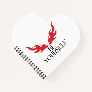 Seien Sie selbst - Minimalistisches Angebotsdesign Notizblock