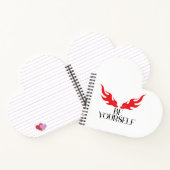 Seien Sie selbst - Minimalistisches Angebotsdesign Notizblock (Innenseite)