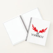 Seien Sie selbst - Minimalistisches Angebotsdesign Notizblock (Innenseite)
