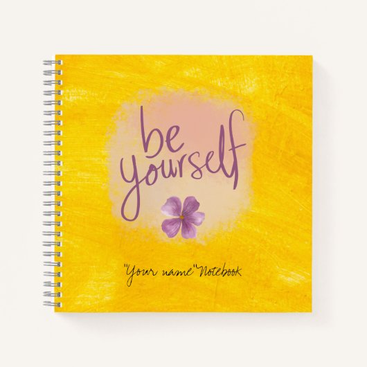Seien Sie selbst Notizblock (Vorderseite)