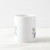Seien Sie selbst | Pastell - Blume Kaffeetasse (Mittel)