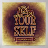 Seien Sie selbst Poster (Vorne)