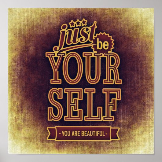 Seien Sie selbst Poster (Vorne)