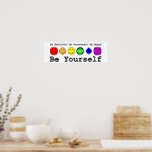 Seien Sie selbst Poster (Küche)