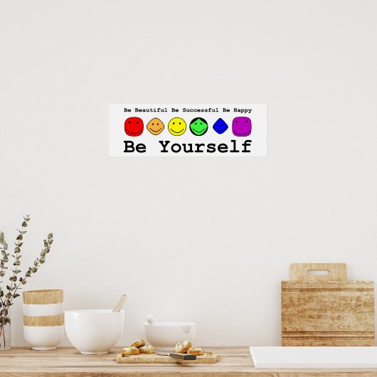 Seien Sie selbst Poster (Küche)