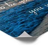 Seien Sie selbst Poster mit Emerson Zitat (Ecke)