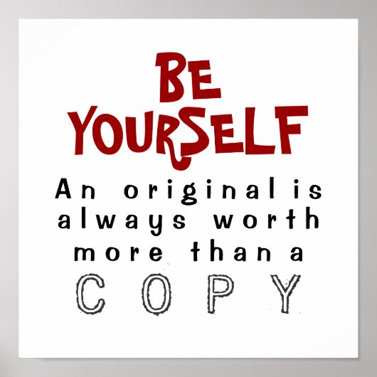 SEIEN SIE SELBST ~ Poster / Print #435 (Vorne)