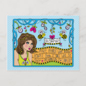 Seien Sie selbst Postkarte (Vorderseite)