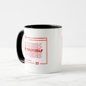 Seien Sie selbst Tasse (Vorderseite Links)
