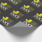 Seien Sie selbst, wenn Sie kein Ente sind Geschenkpapier (Ecke)