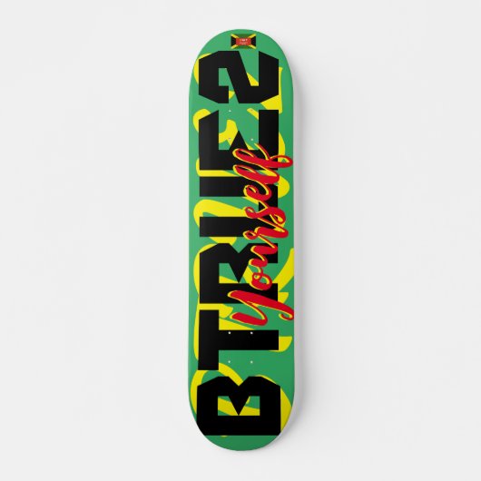 SEIEN SIE SICH 2 JMT 7 3/4" Skateboard Deck. (Vorne)
