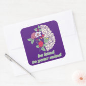 SEIEN SIE SICH AN IHRE MINDESTKENNTNIS QUADRATISCHER AUFKLEBER (Umschlag)