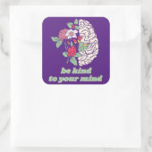 SEIEN SIE SICH AN IHRE MINDESTKENNTNIS QUADRATISCHER AUFKLEBER (Tasche)