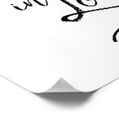 Seien Sie sich in der Liebe Art Print gewidmet Poster (Ecke)