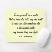 Seien Sie sich Mousepad (Mit Mouse)