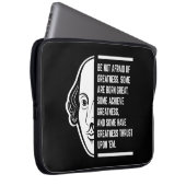 Seien Sie sich nicht vor einem Zitat von Shakespea Laptopschutzhülle (Vorne Rechts)
