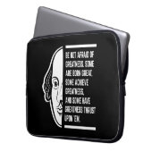 Seien Sie sich nicht vor einem Zitat von Shakespea Laptopschutzhülle (Vorderseite Links)