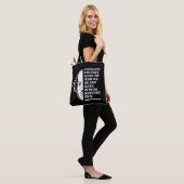 Seien Sie sich nicht vor einem Zitat von Shakespea Tasche (Am Model)