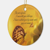 Seien Sie sich nicht vor religiösen Schmetterlinge Keramik Ornament (Links)