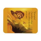 Seien Sie sich nicht vor religiösen Schmetterlinge Magnet (Horizontal)