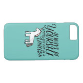 Seien Sie sich oder seien Sie ein Einhorn Case-Mate iPhone Hülle (Rückseite (Horizontal))