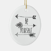 Seien Sie sich Pfeile Keramik Ornament (Rechts)