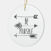 Seien Sie sich Pfeile Keramik Ornament (Links)