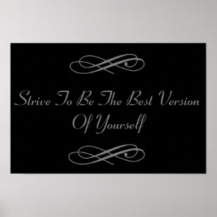 Seien Sie sich Plakat