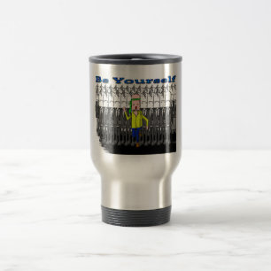 Seien Sie sich Reise-Tasse Reisebecher