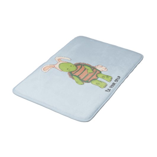 Seien Sie sich Schildkröte Badematte (Schrägansicht)