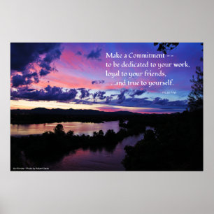 Seien Sie sich selbst treu... Poster