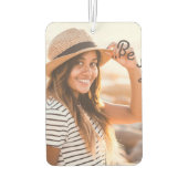 Seien Sie sicher in Beschriftung und Personalisier Autolufterfrischer (Rückseite)