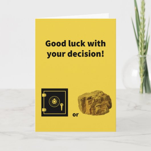 Seien Sie sicher oder sind Sie starrer - Ermutigun Karte (Vorderseite)