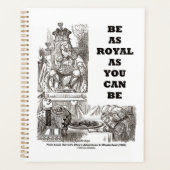 Seien Sie so königlich wie Sie wunderland beraten Planer (Vorderseite)