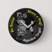 Seien Sie sozial, teilen Sie eine Umarmung! Button (Vorderseite)