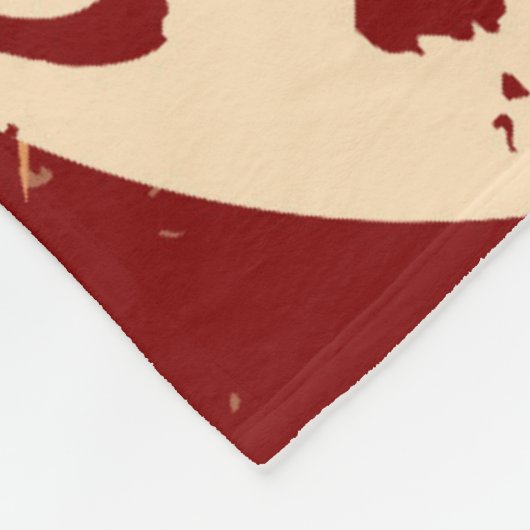 Seien Sie stark Fleecedecke (Ecke)