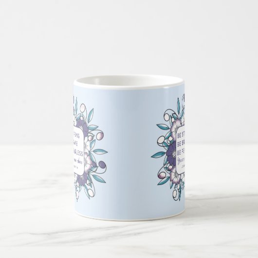 Seien Sie stark tapfer, ohne Angst - Bibel Verse T Kaffeetasse (Mittel)